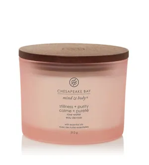 Dišeča sveča Chesapeake Bay Stillness + Purity s 3 stenji 312 g