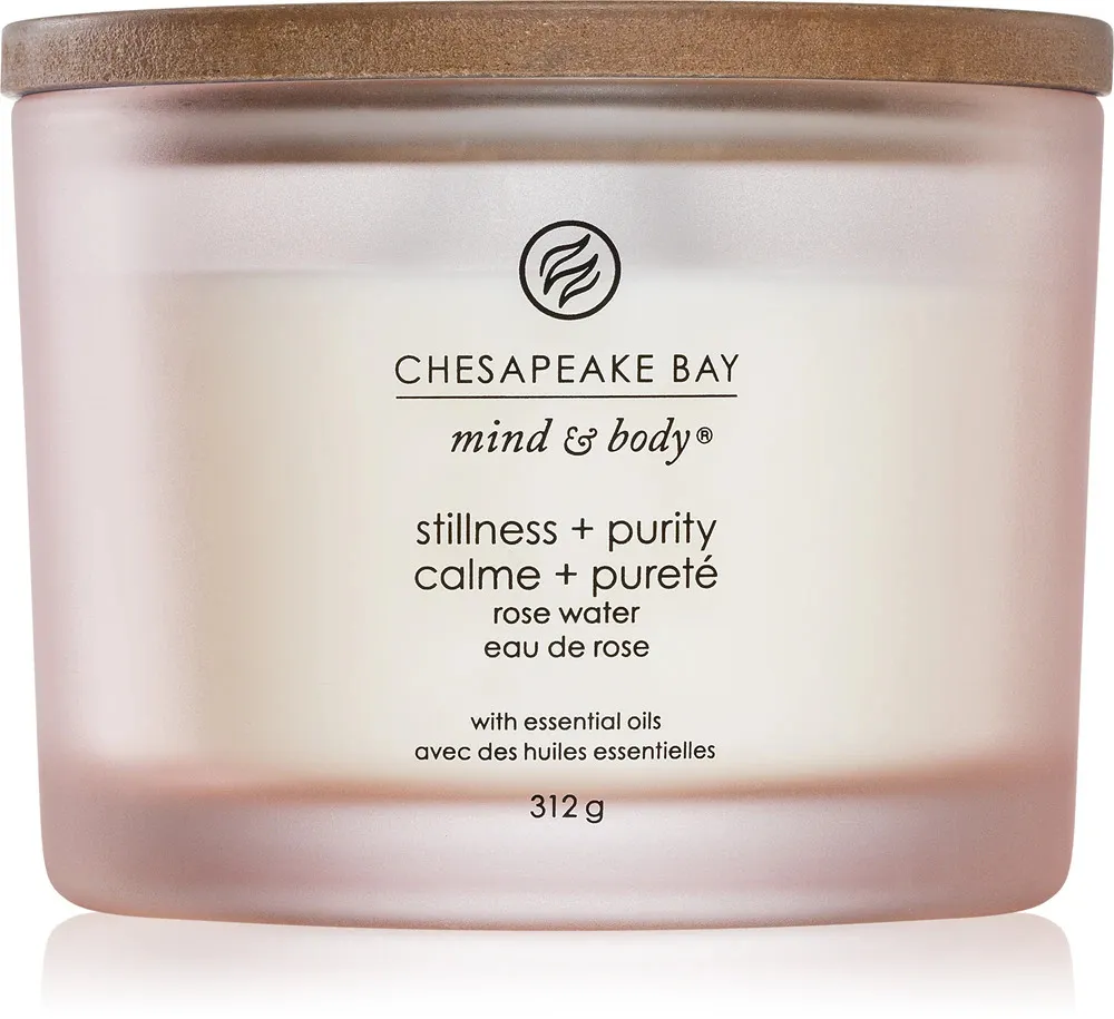 Dišeča sveča Chesapeake Bay Stillness + Purity s 3 stenji 312 g