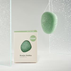 Gobica za čiščenje Konjac z zeleno glino (telo)