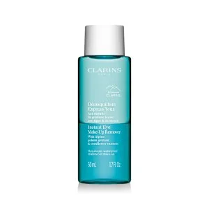Clarins Takojšnji odstranjevalec ličil za oči z izvlečki alpskega zlatega svišča in plavice