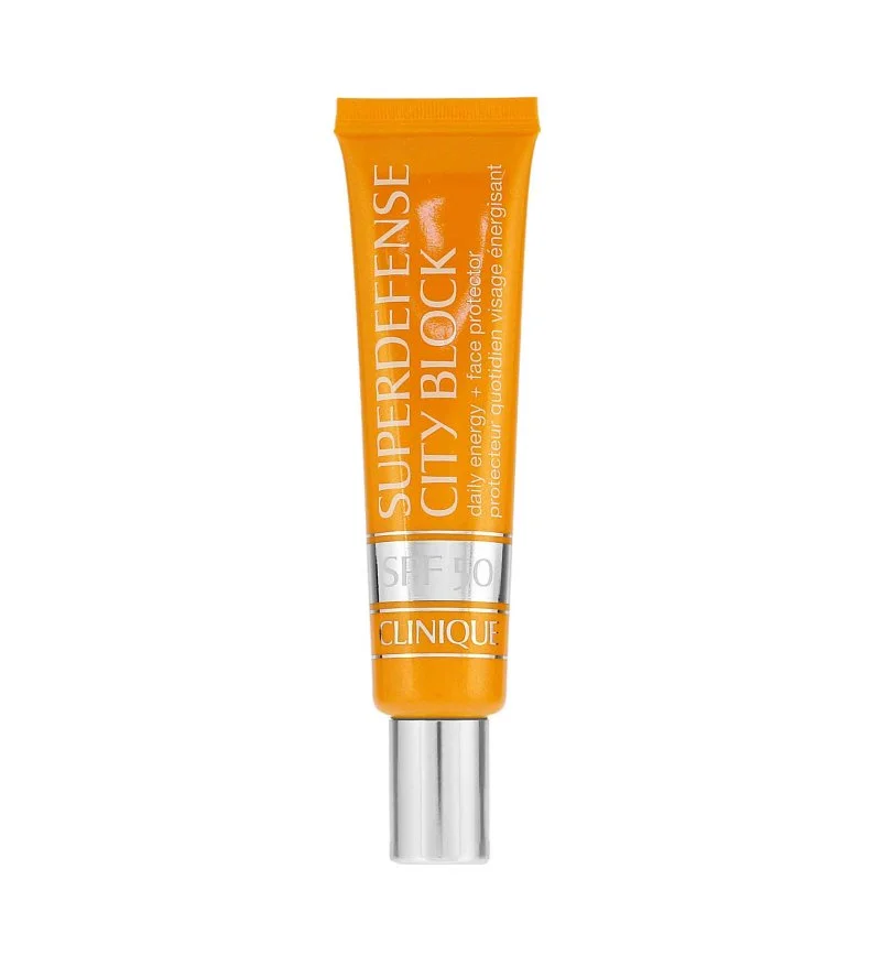 Superdefense™ City Block Broad Spectrum poživljajoči zaščitni fluid SPF 50 40 ml