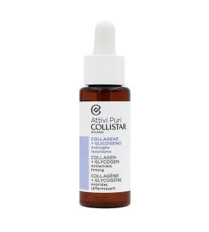 Collistar Attivi Puri Collagen+Glycogen serum za obraz za zmanjšanje znakov staranja s kolagenom