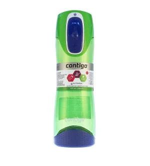Contigo Swish športna steklenica s pametnim pokrovčkom za otroke Citron
