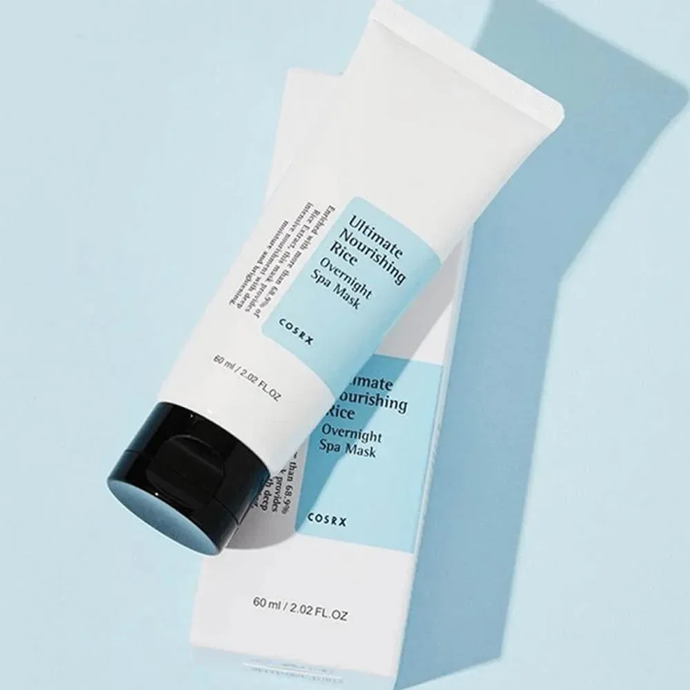 Ultimate Nourishing Rice Overnight Spa Mask nočna riževa maska 60 ml