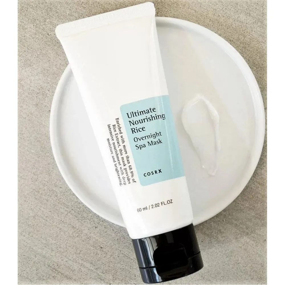 Ultimate Nourishing Rice Overnight Spa Mask nočna riževa maska 60 ml