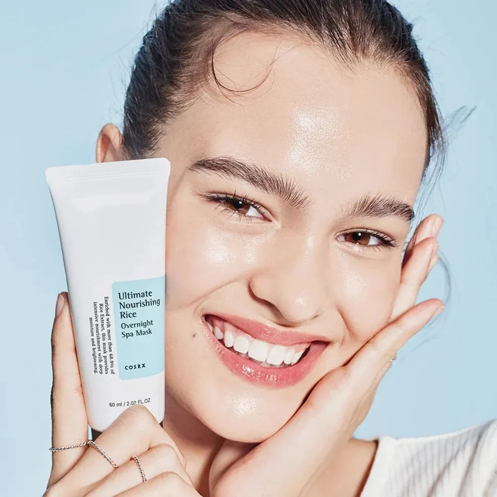 Ultimate Nourishing Rice Overnight Spa Mask nočna riževa maska 60 ml