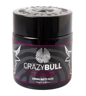 CrazyBull Play Hard Matte Paste matirna oblikovalna pasta z močno fiksacijo 100 g