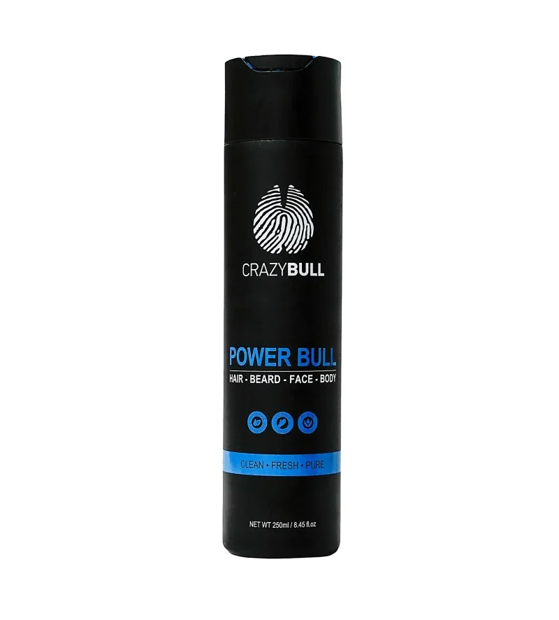Power Bull Hair-Beard-Face-Body večnamenski šampon 4 v 1 za lase, brado, obraz in telo 250 ml