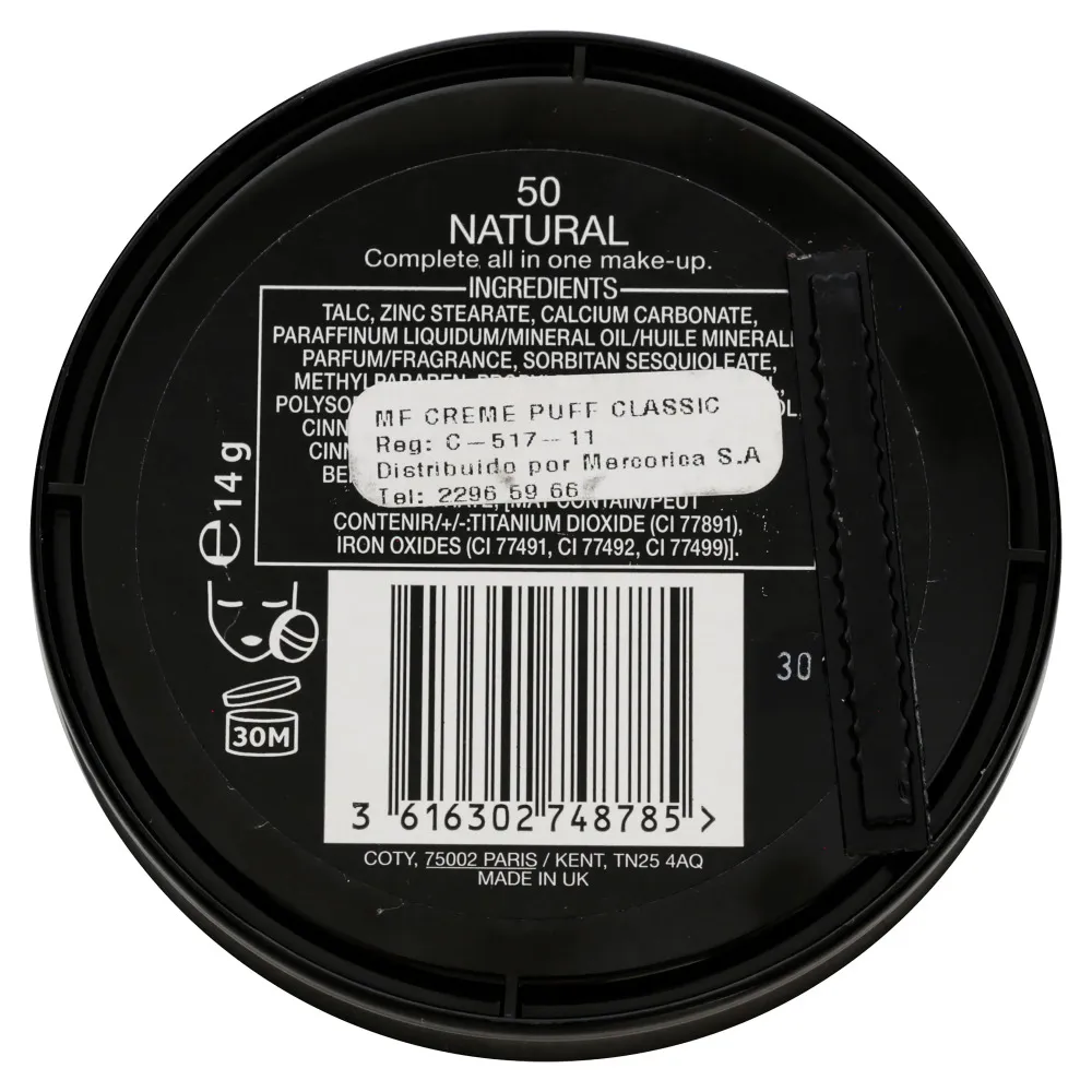 Creme Puff puder v kamnu 14 g - 50 Natural