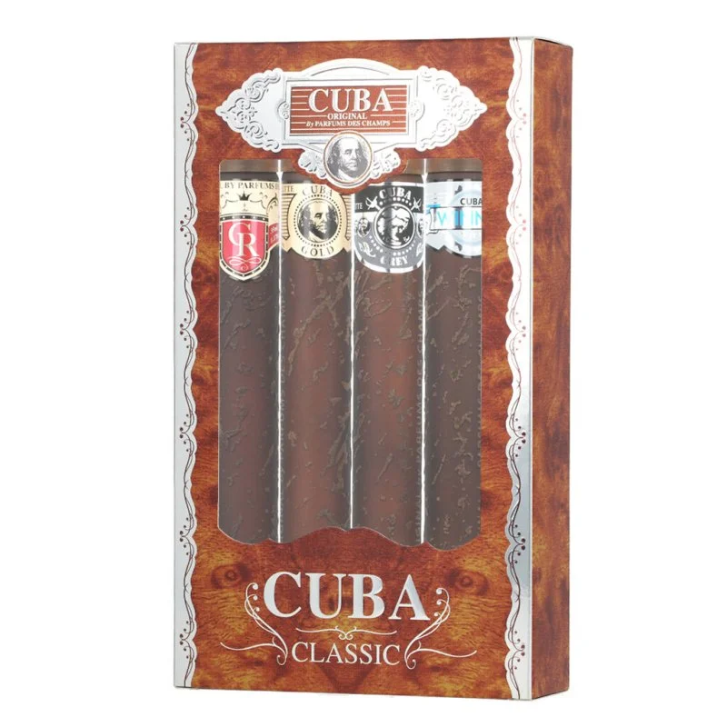 Cuba Cuba komplet Yellow 35 ml + EDT Blue 35 ml + EDT Red 35 ml + EDT Orange toaletna voda za moške