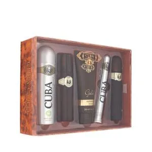 Cuba Gold EDT 100 ml + EDT 35 ml + AS 100 ml + telesni sprej 200 ml + SG 200 ml M