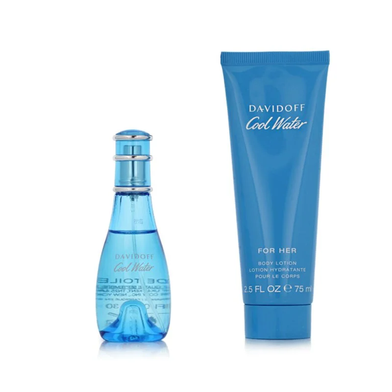 Davidoff Cool Water for Women toaletna voda za ženske 30 ml + losjon za telo