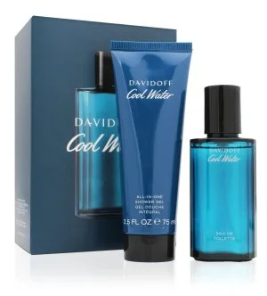 Davidoff Cool Water darilni set 40 ml + gel za prhanje toaletna voda za moške