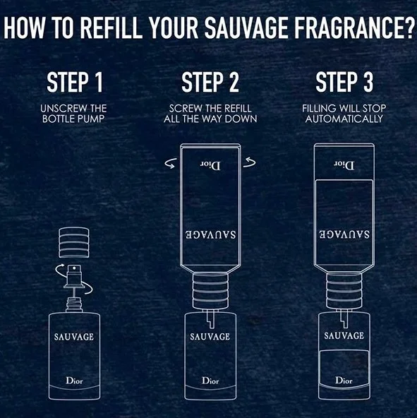 Sauvage polnilo za parfum 300 ml