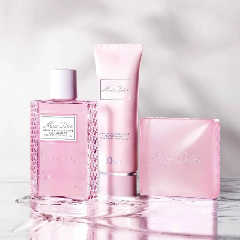 Miss Dior čistilni gel za roke z vrtnico 100 ml
