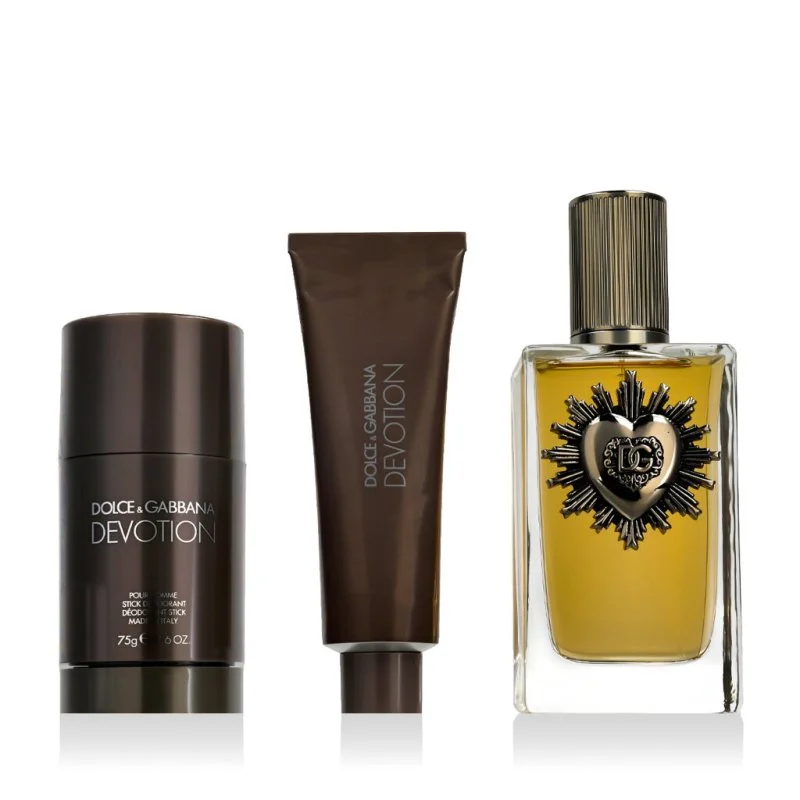 Devotion Pour Homme parfumska voda za moške 100 ml + deo stik 75 g + gel za prhanje 50 ml