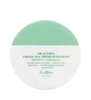 Dr.Althea Green Tea Fresh Sunscreen SPF50+ PA++++ pomirjujoča sončna krema z zelenim čajem