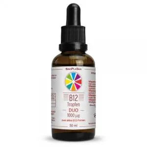 SinoPlaSan DUO kapljice - vitamin B12 1000 µg (metilkobalamin adenozilkobalamin), 50 ml