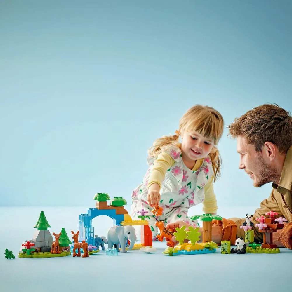 DUPLO® 10446 Družine divjih živali 3 v 1