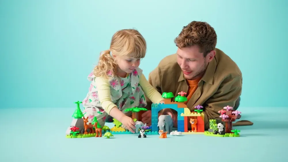 DUPLO® 10446 Družine divjih živali 3 v 1
