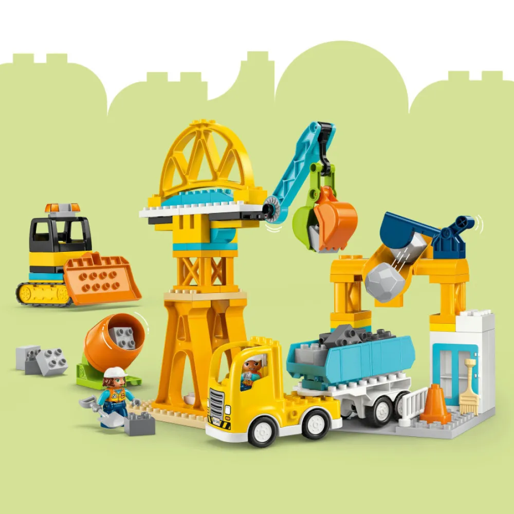 DUPLO® 10476 Gradbišče in vozila 3 v 1
