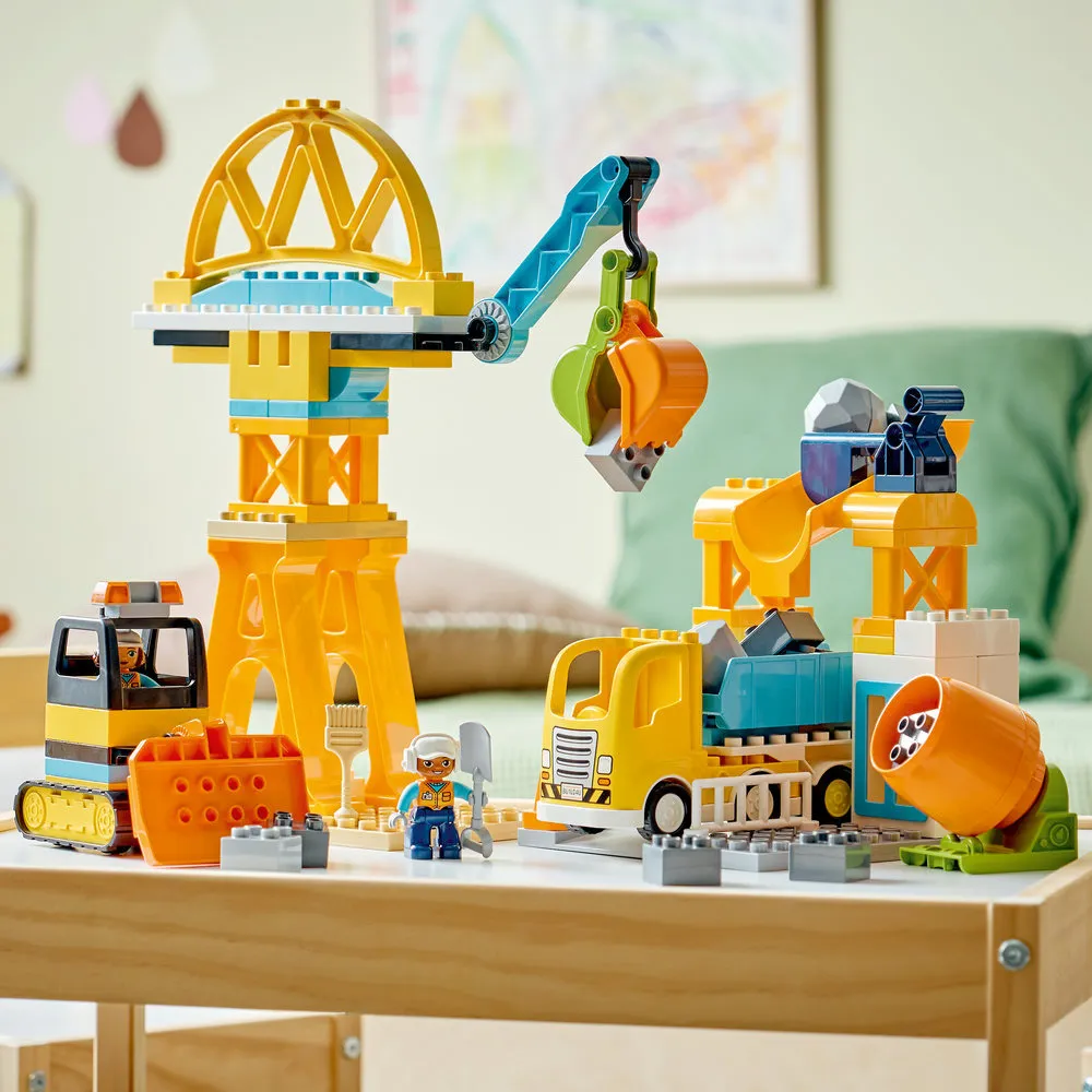 DUPLO® 10476 Gradbišče in vozila 3 v 1