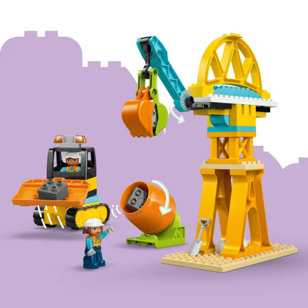 DUPLO® 10476 Gradbišče in vozila 3 v 1