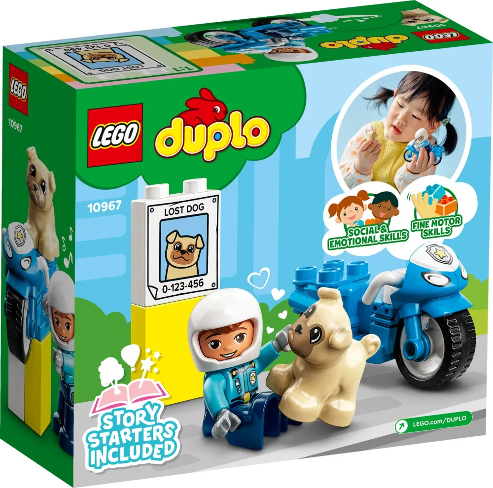 DUPLO® 10967 Policijski motocikel