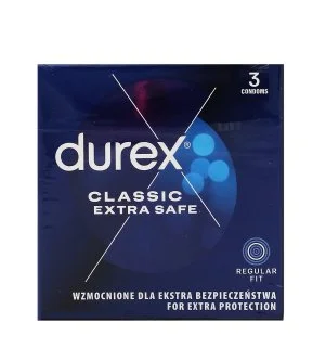 Durex Classic Extra Safe kondomi 3 kosi