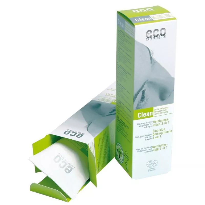 Eco Cosmetics Mleko za čiščenje 3 v 1 (125 ml) - odstrani tudi vodoodporna ličila