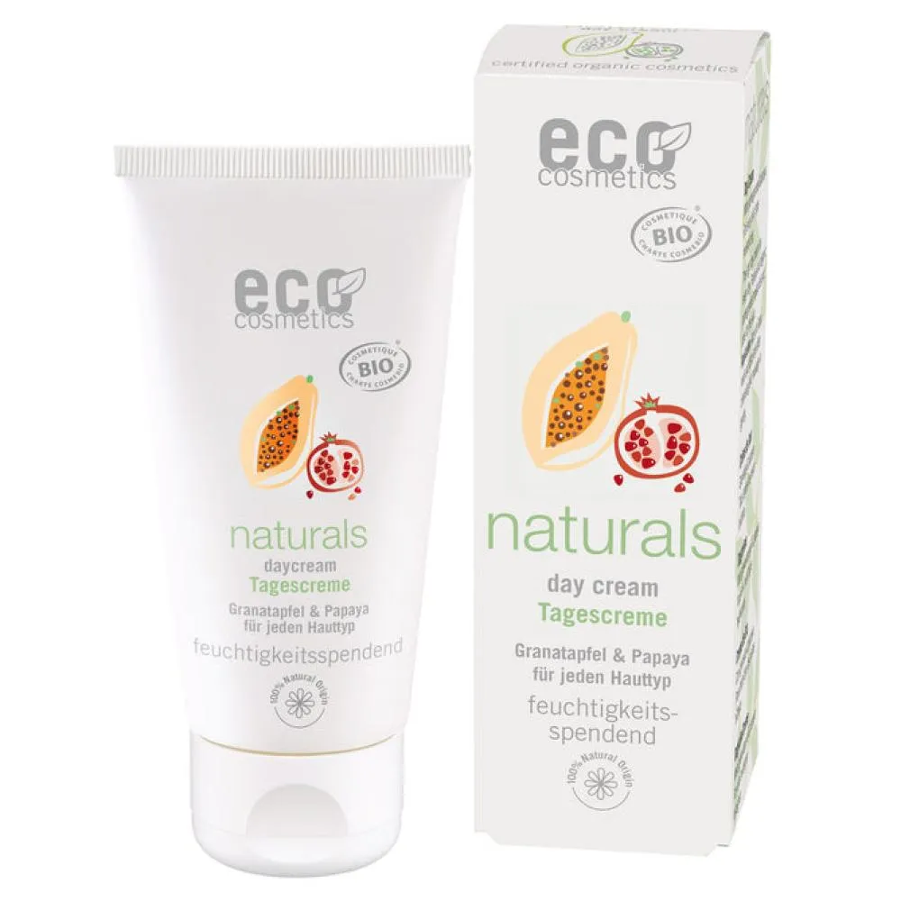 Eco Cosmetics Dnevna krema BIO (50 ml) - z granatnim jabolkom in papajo
