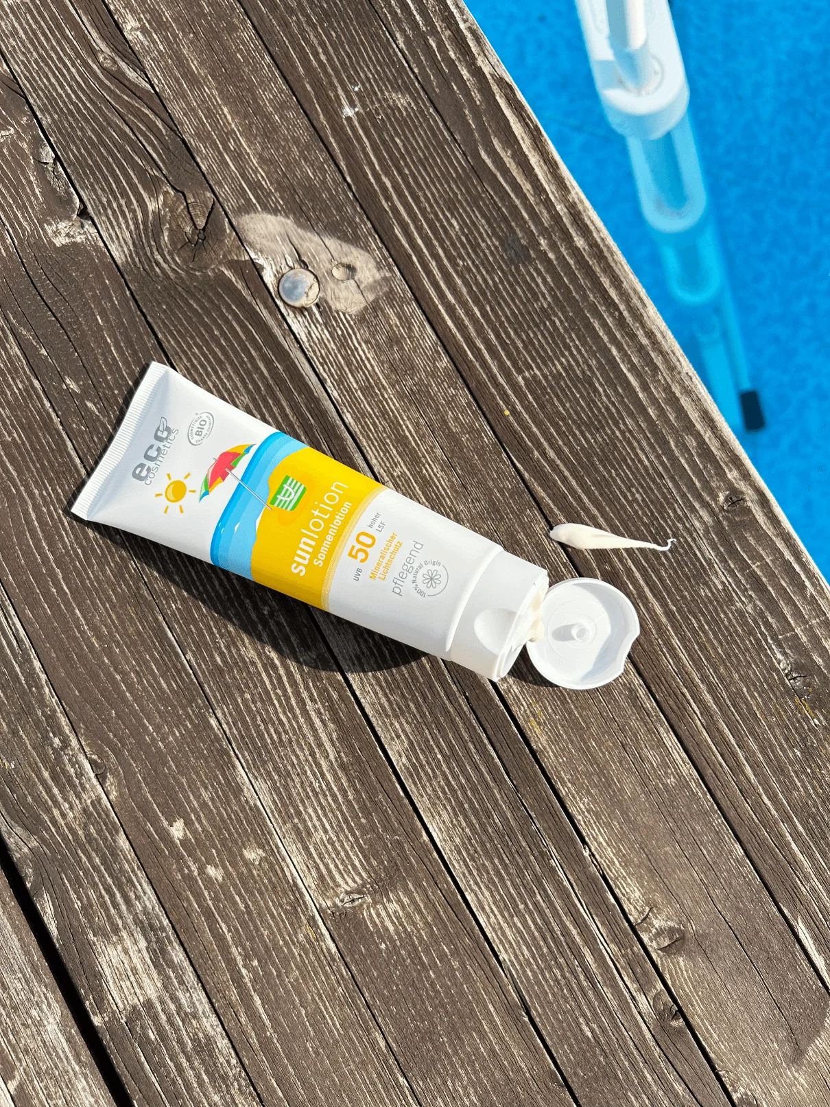 Eco Cosmetics Mleko za sončenje SPF 50 BIO (125 ml) - z naravnimi mineralnimi filtri