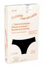 Ecodis Anaé by Menstrualne hlačke Hlačke za močno menstruacijo - črne L - iz certificiranega organskega bombaža