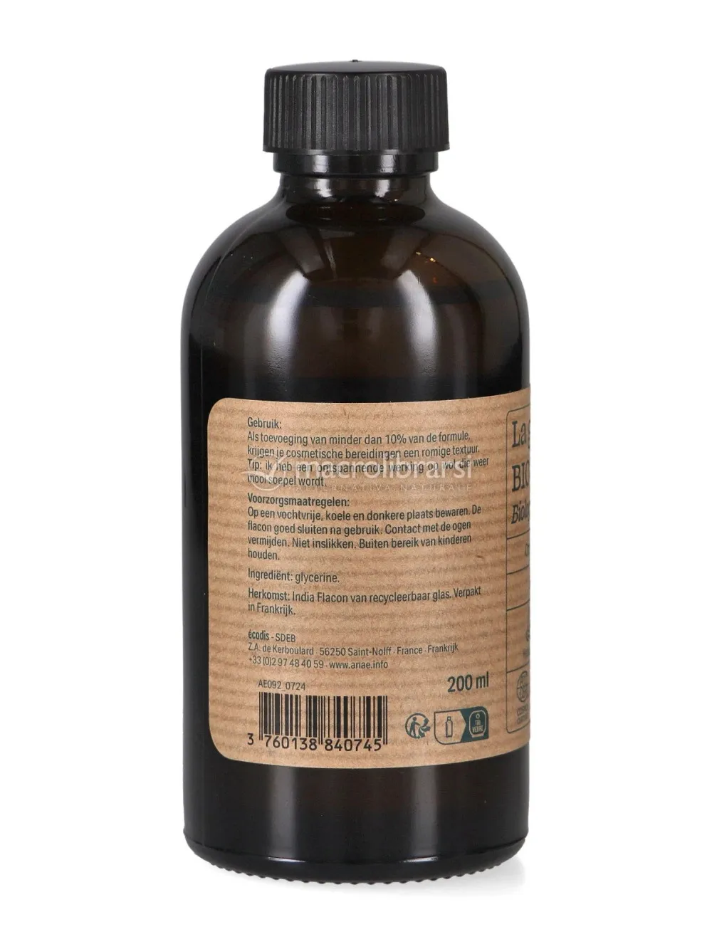 Ecodis Anaé z rastlinskim glicerinom BIO (200 ml) - vlaži in mehča kožo