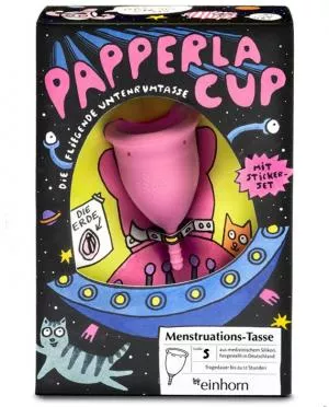 Einhorn Menstrualna skodelica Papperlacup - S