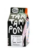 Einhorn TamTampon Normalo tamponi (16 kosov) - hipoalergeni organski bombaž