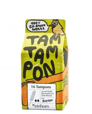 Tamponi TamTampon Piccolo (16 kosov) - hipoalergeni organski bombaž