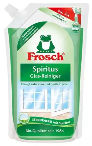 Frosch EKO Bio Spiritus čistilo za steklo - nadomestna kartuša (950 ml)