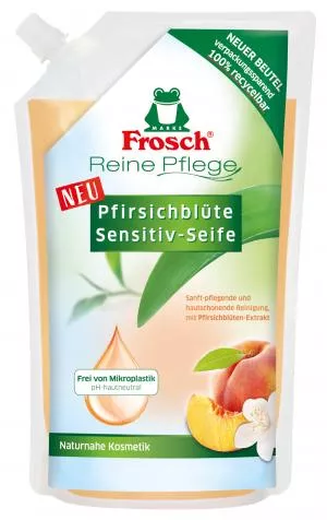 Frosch EKO Tekoče milo Peach - nadomestni vložek (500ml)