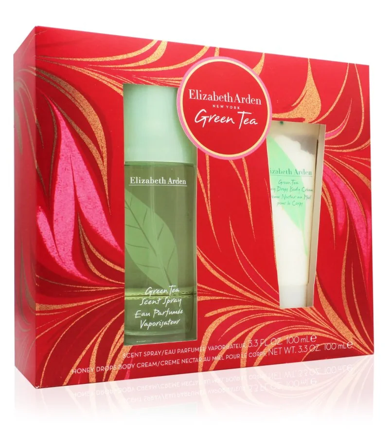 Green Tea darilni set 100 ml + krema za telo Honey Drops toaletna voda za ženske