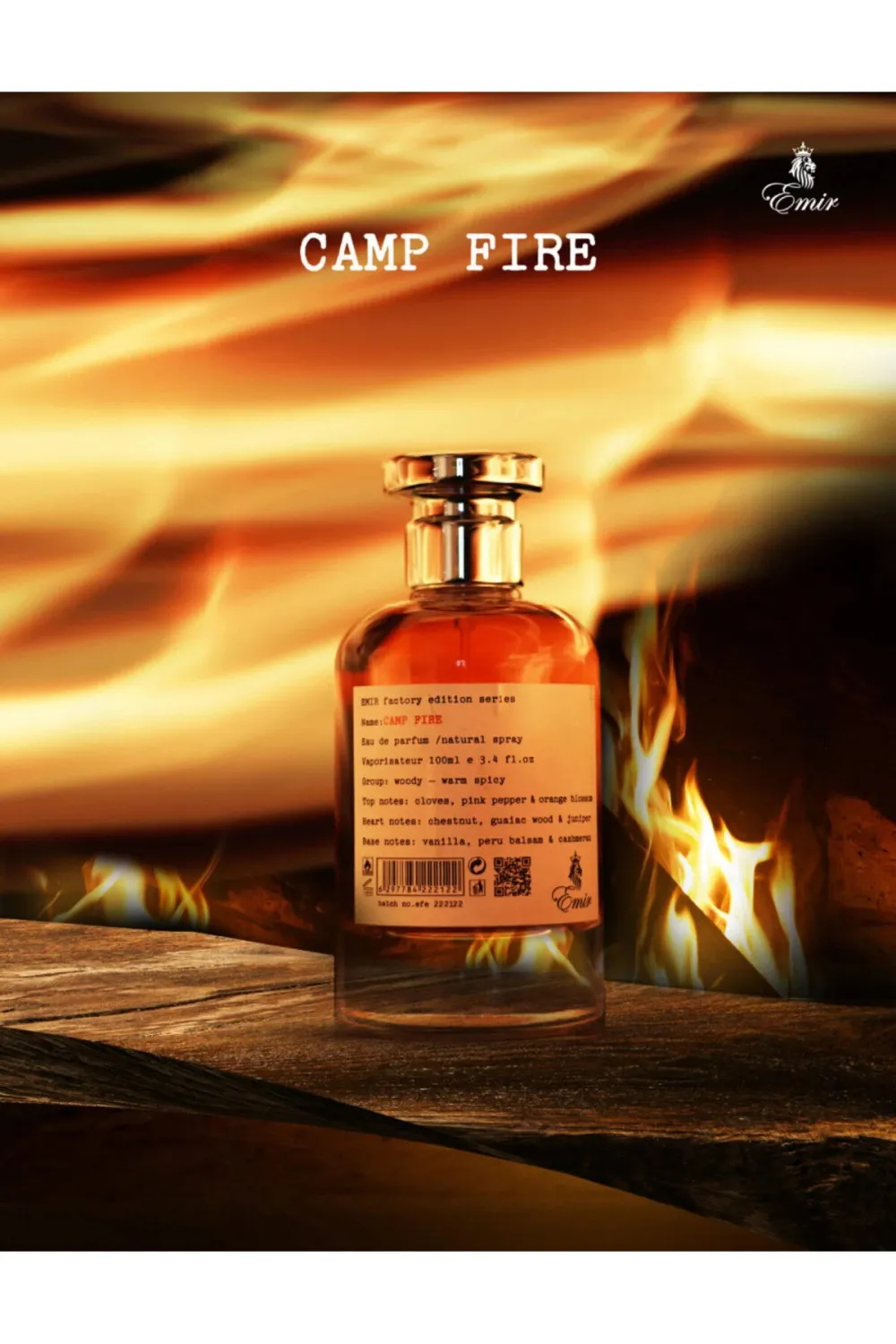 Factory Edition Camp Fire parfumirana voda unisex 100 ml