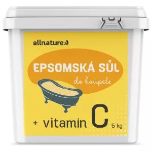 Allnature Epsomska sol Vitamin C 5 kg