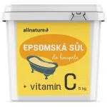 Allnature Epsomska sol Vitamin C 5 kg