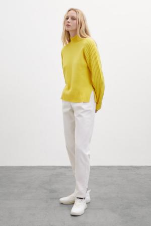 Eucaliptoalf knit woman bright yellow