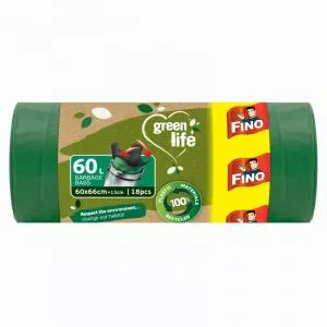 FINO Vreče za smeti Green Life Easy pack 27 μm - 60 l (18 kosov)