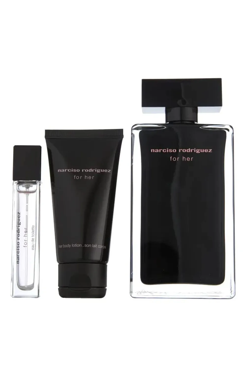 For Her EDT 100 ml + EDT MINI 10 ml + BL 50 ml Ž 1 ks