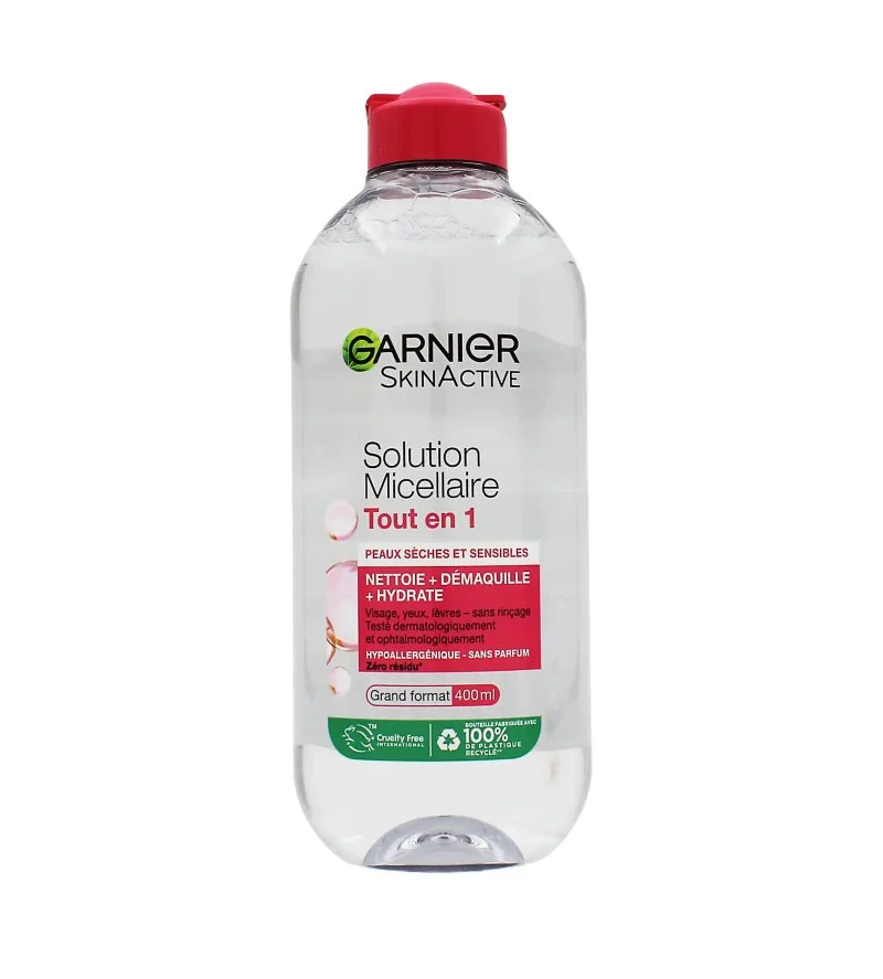 SkinActive All-in-1 Micellar Solution micelarna voda za suho in občutljivo kožo 400 ml