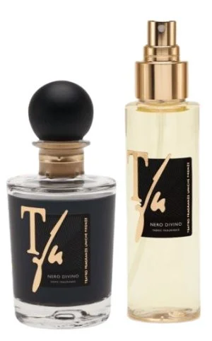 Gift Box Nero Divino palčke 100 ml dišava za dom + pršilo 100 ml dišava za tkanine