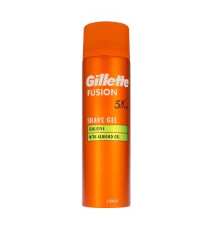 Fusion gel za britje za občutljivo kožo za moške