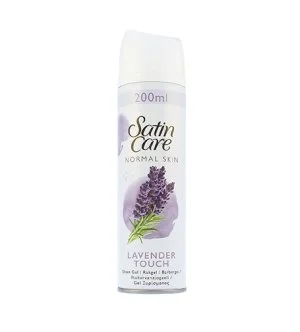 Gillette Satin Care Lavender Touch gel za britje za normalno kožo
